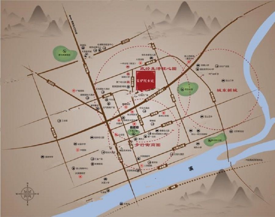 富力院士廷位置交通图